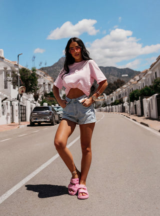 OLAVOGA OVIRA T-SHIRT PINK