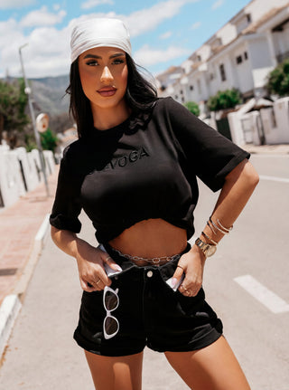 OLAVOGA OVIRA T-SHIRT BLACK